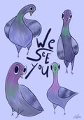 pigeon poster